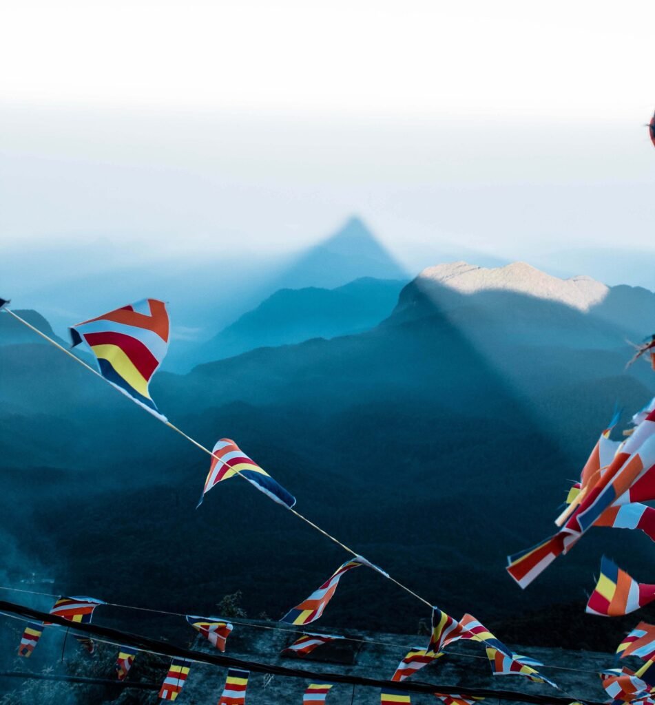 Sri Pada Adam's Peak scenic mountain view