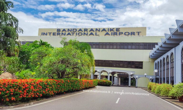 Bandaranaike International Airport arrivals terminal in Sri Lanka