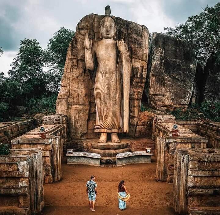 Avukana Buddha Statue Sri Lanka