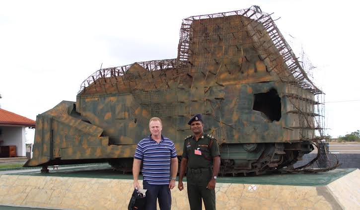 Elephant Pass historic landmark in northern Sri Lanka