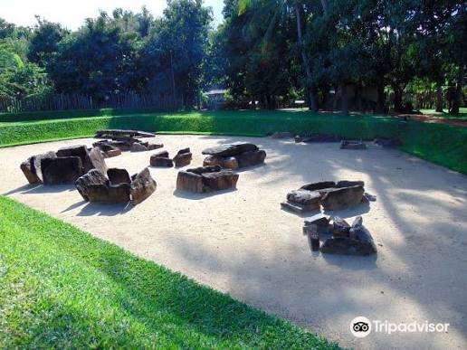 Ibbankatuwa ancient megalithic burial site near Dambulla, Sri Lanka